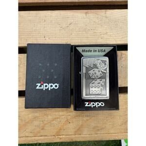 Barrett Smythe "Lucky Seven Surprise" Zippo Lighter - Pewter - In Box